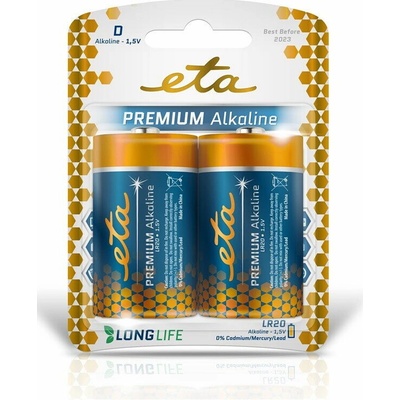 ETA PREMIUM ALKALINE D 2ks R20PREM2
