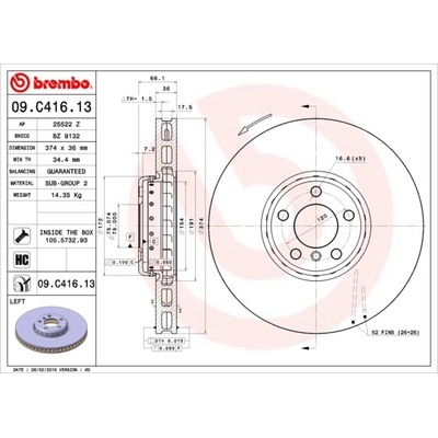 BREMBO 09.C416.13