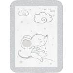 KikkaBoo Супер меко бебешко одеяло Kikkaboo - Joyful Mice, 80 х 110 сm (31103020129)