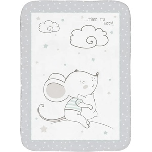 KikkaBoo Супер меко бебешко одеяло Kikkaboo - Joyful Mice, 80 х 110 сm (31103020129)