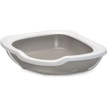 IMAC Rohový Mačací záchod s vysokým okrajom 51x51x15,5 cm