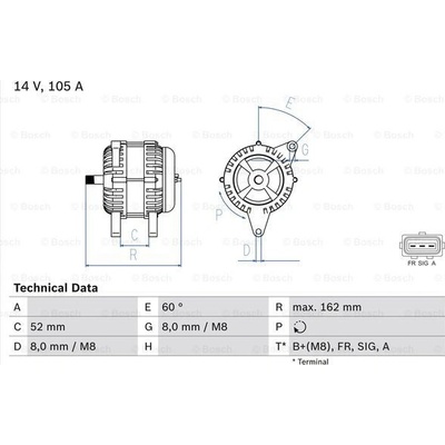 BOSCH Generátor 0986081090