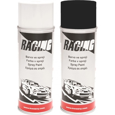 KWASNY RACING v spreji 500ml, RAL 9010 biela lesklá