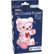 HCM Kinzel 3D Crystal puzzle Medvědice Lily 48 ks