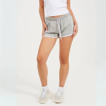 Brave Soul Къси панталони Brave Soul Running Shorts with Contrast Binding - Grey Marl/White