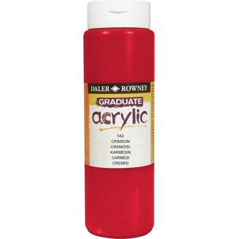 Image 1 of Daler-Rowney Graduate АКРИЛНА боя Crimson 500 ml 1 бр (123500542)