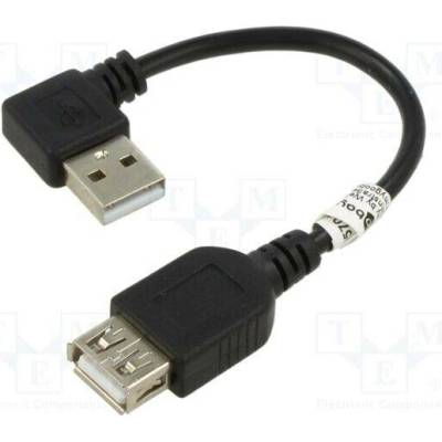 Goobay 95704 USB 2.0 USB A zásuvka USB A úhlová zástrčka
