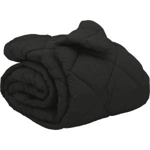 Pure Line Home Зимна олекотена завивка Color Arctic с полиестерен пълнеж, 450 г/м2, черна