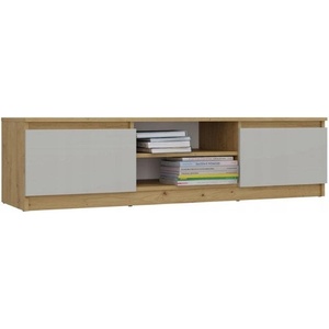 Topeshop ТВ шкаф malwa 140, дъб занаятчии/кашмир (m-mp-rt-mal-140-artkasz)