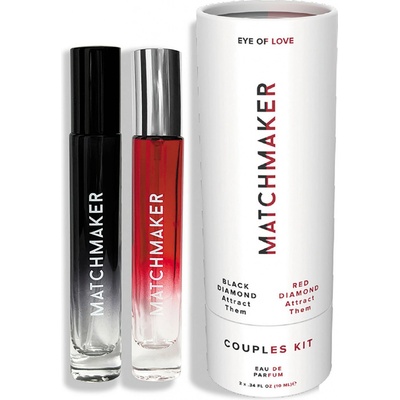 Matchmaker Pheromone Parfum Couples Kit Black & Red Diamond Attract Them 2 x 10 ml