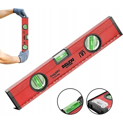 Magnetická vodováha 30 cm LEVEL TOPRPEDO NÁRAZUVZDORNÁ Silný magnet Odolná