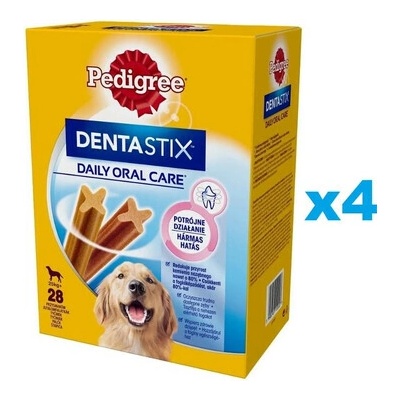 PEDIGREE DentaStix veľké plemená zubná maškrta pre psov 112 ks 16 x 270 g