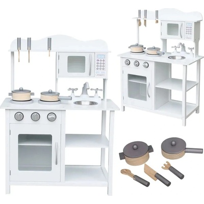 Aga Detská drevená kuchynka MDF s príslušenstvom 85cm