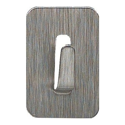 háček samolep.obdél.2,5x3,5cm nerez (4ks)