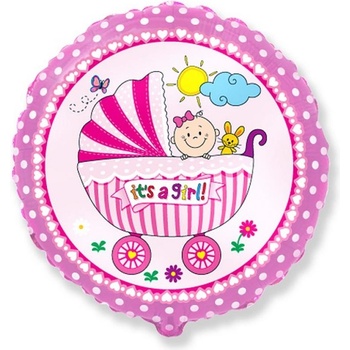Image 1 of Flexmetal Балон от фолио It's a girl, 48 см