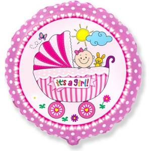 Flexmetal Балон от фолио It's a girl, 48 см