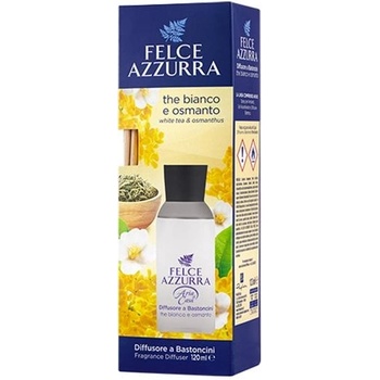 Felce Azzurra Diffusore a Bastoncini The Bianco e Osmanto bytový parfém s tyčinkami 120 ml