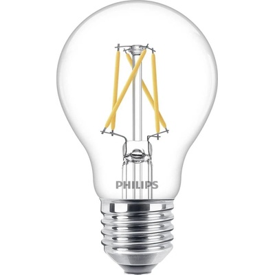Philips LED 77213001 LED F A G E27 klasická žiarovka 7.5 W, 3 W, 1.6 W = 60 W, 30 W, 16 W teplá biela