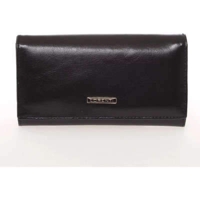 Lorenti Módní dámska kožená peňaženka střední velikosti GF110SL černá čierna