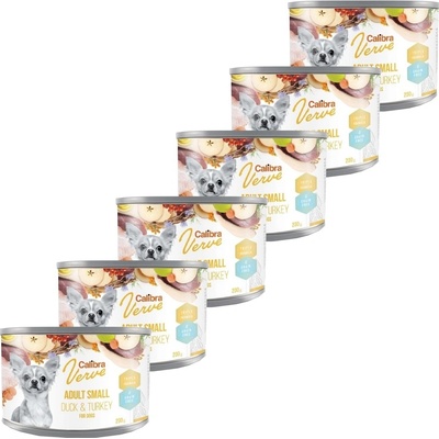 Calibra Dog Verve GF Adult Small Duck & Turkey 6 x 200 g