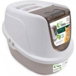 Mpets Tima Cat Litter Box - Eco Закрита котешка тоалетна Тима, M - 53 х 40 х 38 см - бежова, Белгия - 20117299