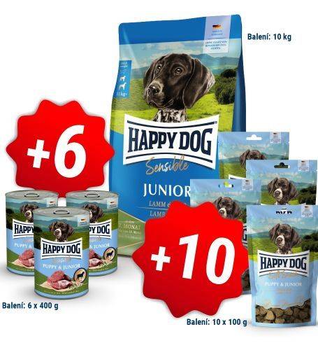 happy dog junior lamb rice 10 kg - Heureka.cz