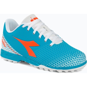 Diadora Детски футболни обувки Diadora Pichichi 6 TF JR blue fluo/white/orange