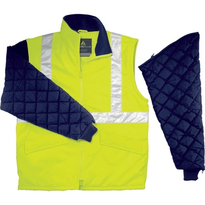 Delta Plus reflexná vesta FREEWAY Fluo-Žltá