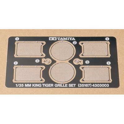 Tamiya 1:35 35167 King Tiger fotoleptané díly