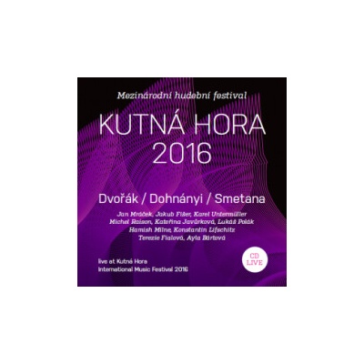 Various - Mezinárodní hudební festival Kutná Hora 2016 CD