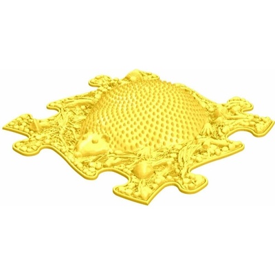 MUFFIK Akupresurní podložka tvrdá, žlutá, Ježek – Sleviste.cz