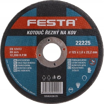 Festa Levior Kotouč řezný 125 x 1,0 x 22,2 mm 22225