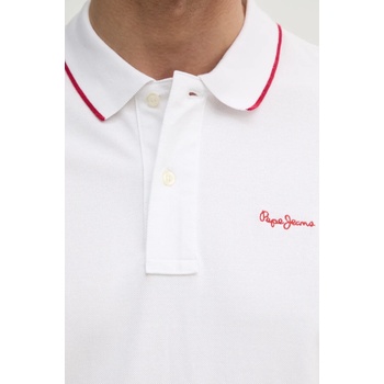 Pepe Jeans Памучна тениска с яка Pepe Jeans Hans (PM542101)