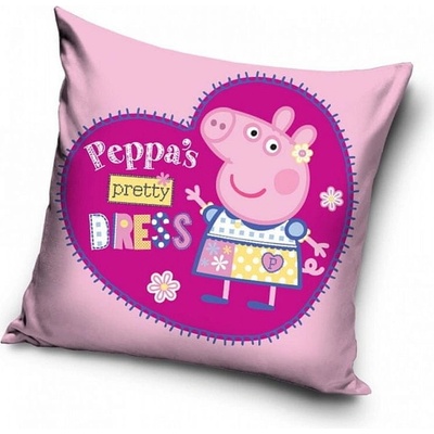 TipTrade Vankúš Prasiatko Peppa motív modelka 40x40