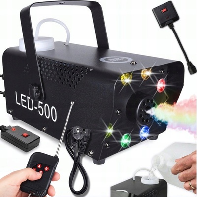 LIGHT4ME FOG 500 LED Výrobník hmly s diaľkovým ovládaním