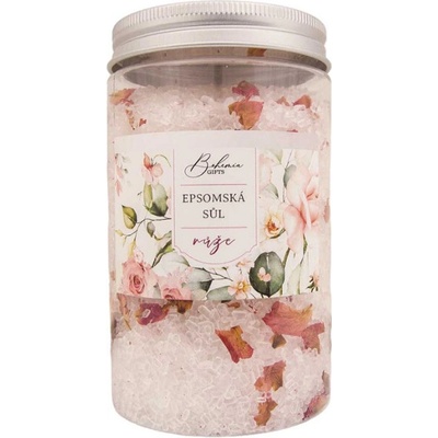 Bohemia Gifts & Cosmetics Epsomská soľ s bylinkami ruža 400 g