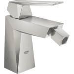 GROHE Allure Brilliant M смесител за биде с едноръкохватков механизъм, матиран хром, Supersteel (23117DC0)