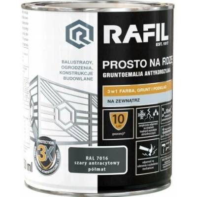 Rafil Přímo na rez 0,75 l antracit