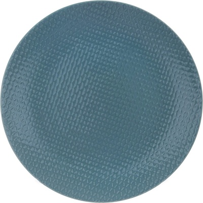 Orion Sada plytkých tanierov Relief pr. 27,5 cm petrolejová 6 ks