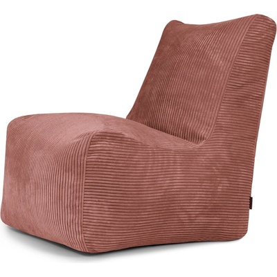 SLOWDOWN Пуф от рипсено кадифе в тухлен цвят Seat Lounge - SLOWDOWN (F90D WA CR)