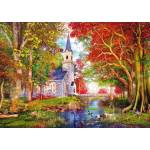 Schmidt Spiele - Puzzle The Autumnal Chapel - 1 000 piese