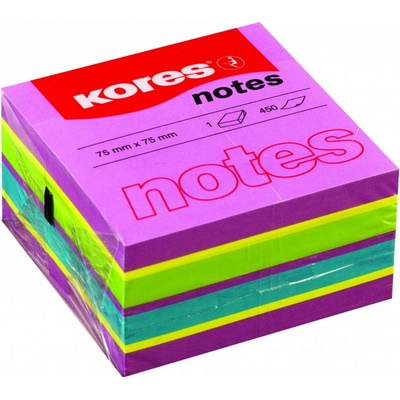 Kores Samolepicí bloček Kores Cubo Spring - 75 x 75 mm / 450 lístků 67083