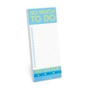 Knock Knock So Much to Do Make-a-List Pad | Knock Knock