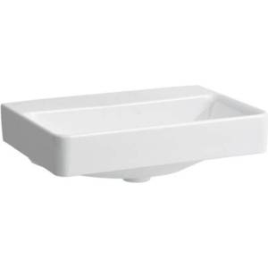 Laufen Pro S - Умивалник Compact, 55x38 см, без отвор за смесител, без преливник, с LCC, бял H8189584001421 (H8189584001421)