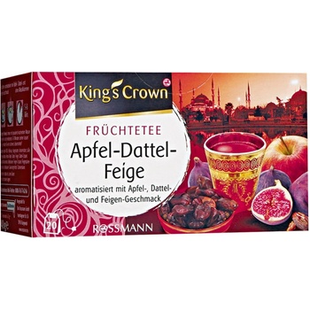 King's Crown ovocný čaj jablka datle fíky 20 ks 40 g