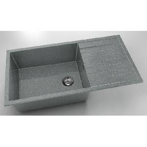 FAT Мивка Vanguard 230, Granicite, 251 City Grey, с включен сифон - bogdanmebel Мивка за вграждане