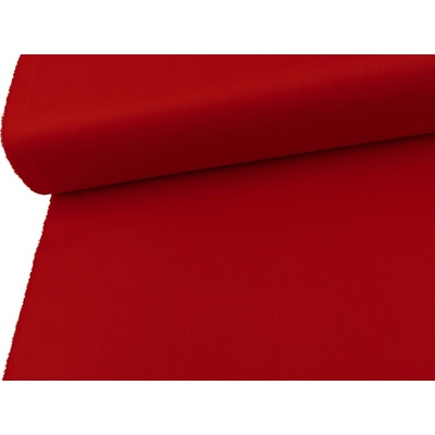 Mirtex Látka kepr ELIX 160/320 Červená Red šíře 147cm Zbytková metráž