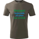 Tričko nejlepší bojovník jiu-jitsu na světě dárek pro bojovníka jui-jitsu army
