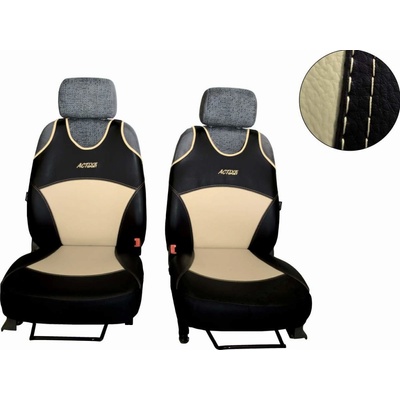 Autopoťah Pok-Ter Autotričká Leather look Activ Sport béžové B