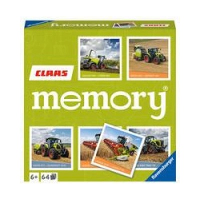 Ravensburger CLAAS memory® - 20882 - der Spieleklassiker für alle Landmaschinen Fans, Merkspiel für 2-8 Spieler ab 6 Jahren